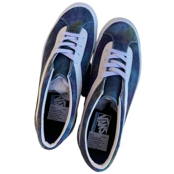 VANS bold ni tie dye suede sneakers NWT sz mens 9 sz woman’s 10.5!! - Picture 7 of 15